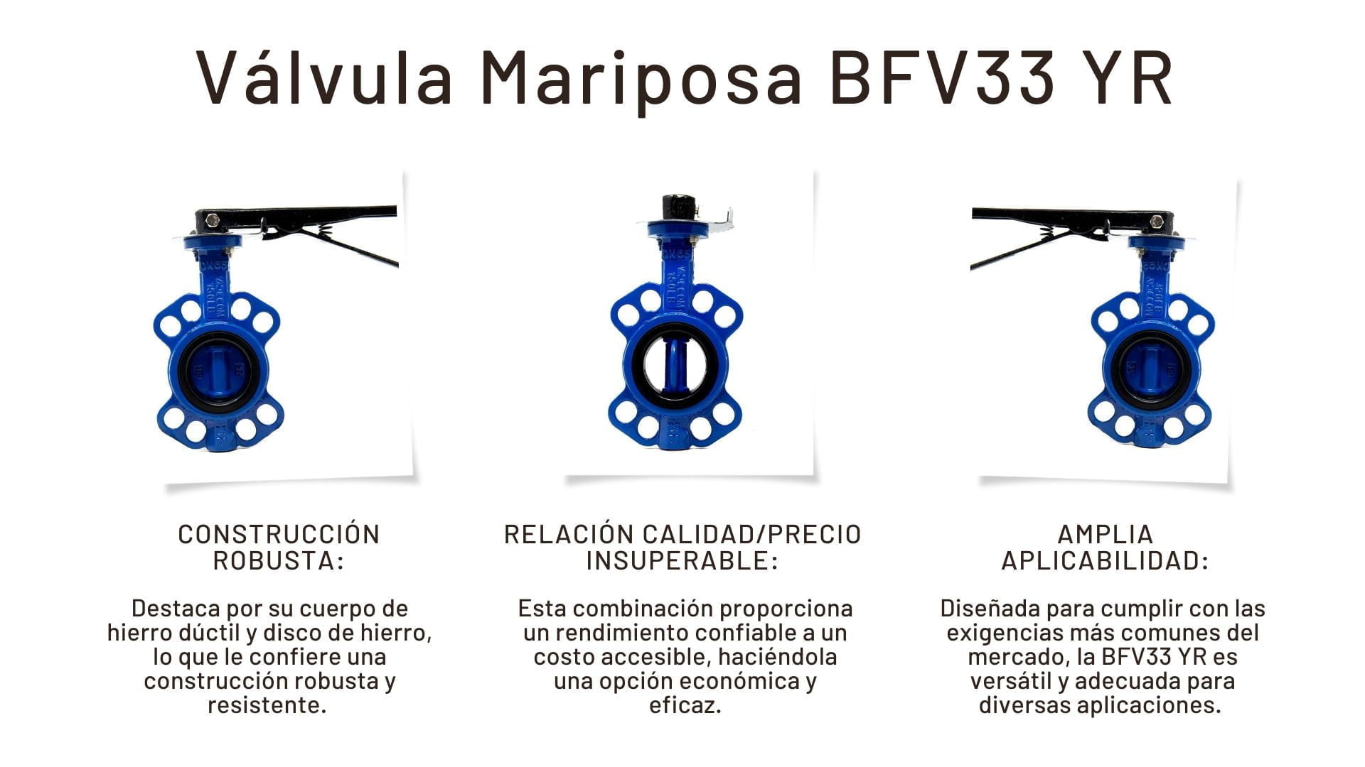 Válvula Mariposa BFV33 YR